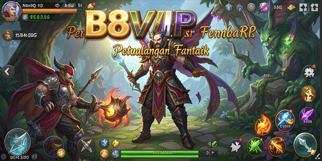 Tampilan menawan dari gameplay RPG di B8VIP yang penuh petualangan.