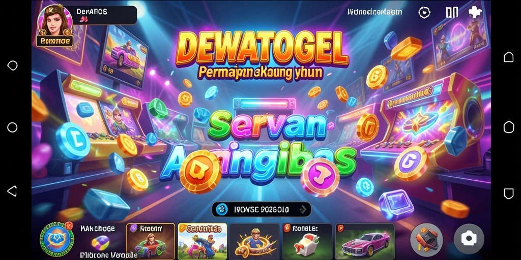 Tampilan gameplay DEWATOGEL yang penuh warna dan menarik.