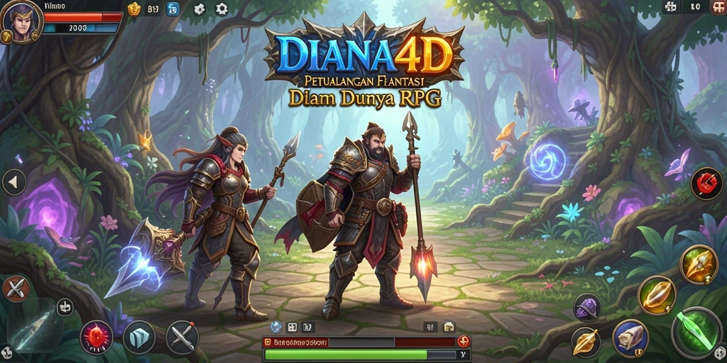 Tampilan menarik dari gameplay RPG DIANA4D.
