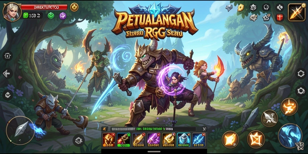 Tampilan gameplay menarik dari DIREKTURTOTO dengan karakter dan lingkungan yang menawan.