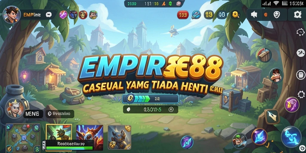 Screenshot gameplay EMPIRE88 yang penuh warna dan mengasyikkan.
