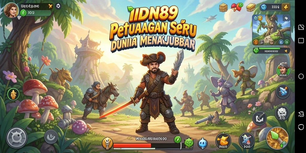 Tampilan gameplay menarik dari IDN89 yang menawarkan petualangan seru.