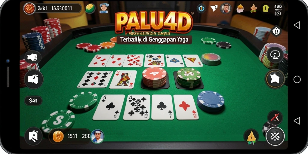 Tampilan gameplay Gaple seru dan menarik di PALU4D.