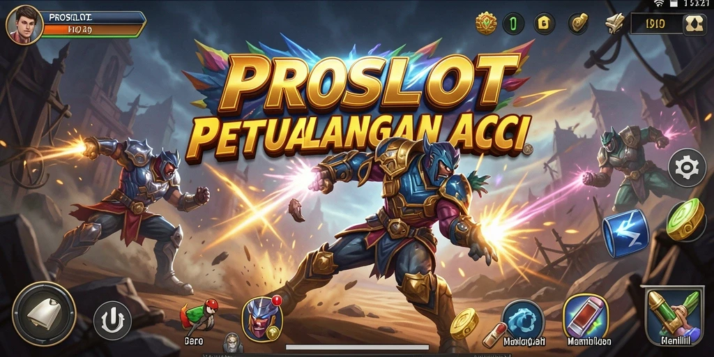 Tampilan gameplay aksi seru dalam PROSLOT yang memikat.