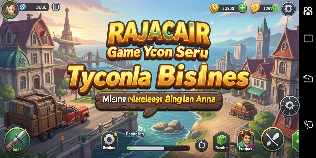 Tangkapan layar utama menunjukkan gameplay menarik RAJACAIR.