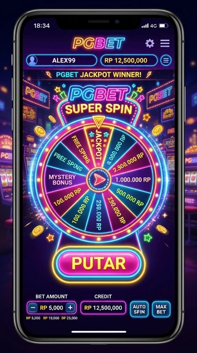 Screenshot aplikasi pgbet yang menunjukkan beragam pilihan aplikasi.